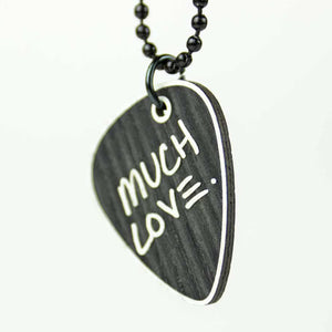 'Much Love' Signature Edition Pick Necklace - Ebony