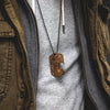 Dogtag Necklace - Recycled Cymbal Bottle Opener